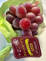 Japan air-flown queen rouge grapes 400-500g