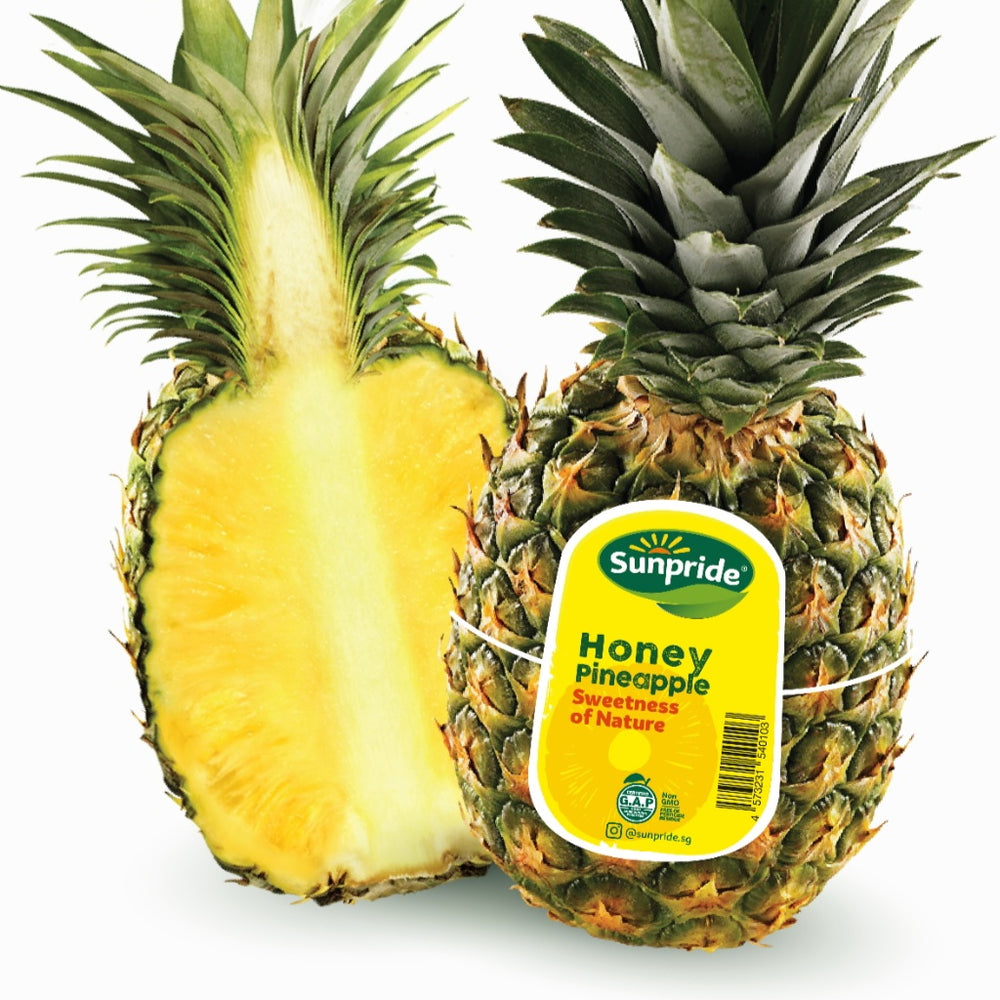 Sunpride Jumbo Honey Pineapple 1.5kg – Happy Fruits (Happy Group Pte Ltd)