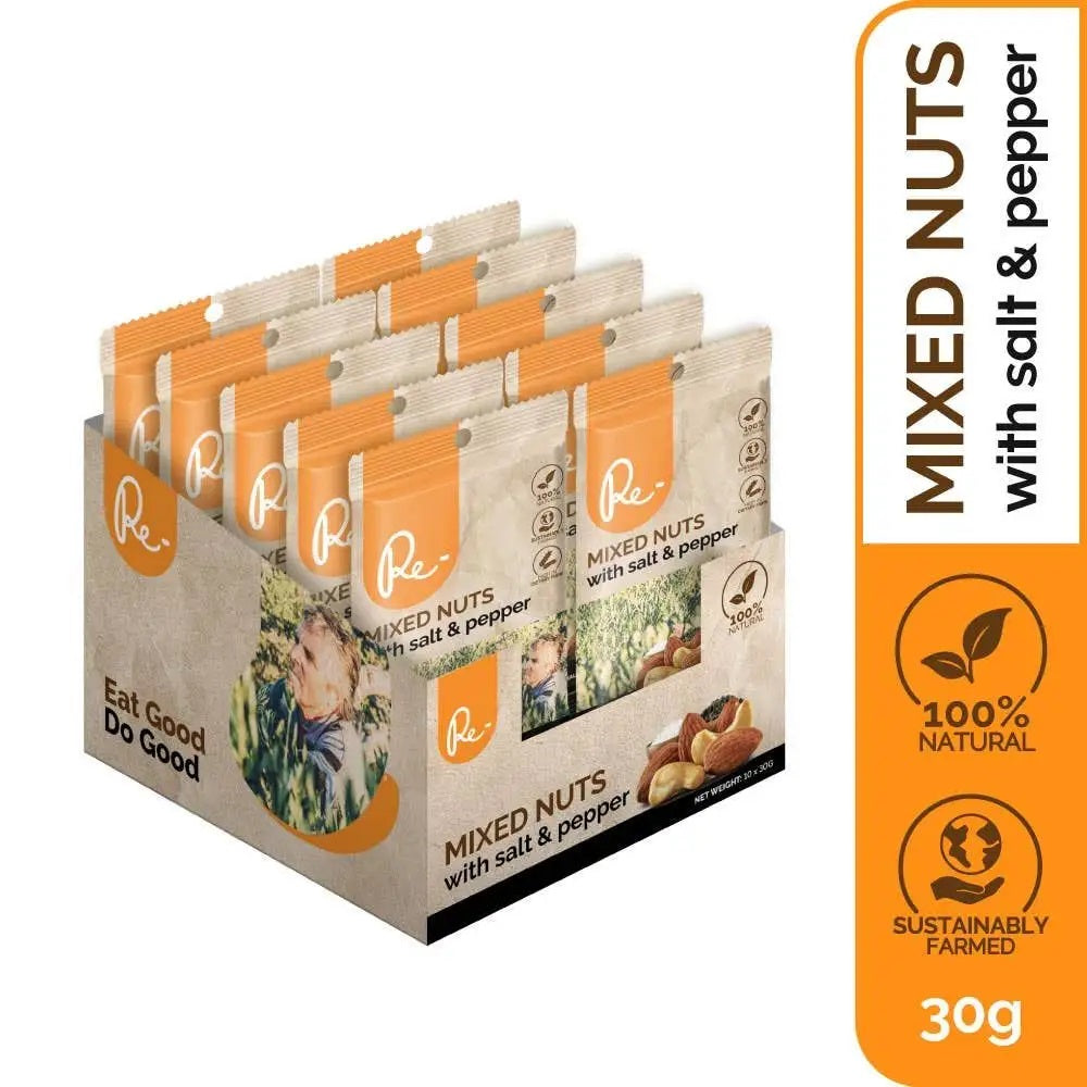 Mixed Nuts with Salt and Pepper Happy Fruits (Happy Group Pte Ltd)